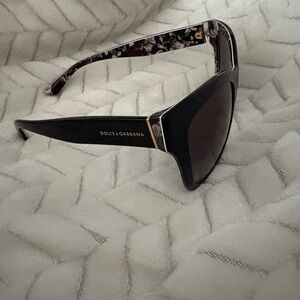 Dolce & Gabbana Black and Silver Sunglasses